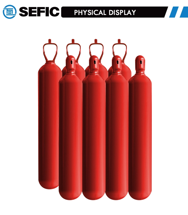 Sefic Seamless Steel Oxygen Hydrogen Argon Helium CO2 Nitrogen Gas Cylinder