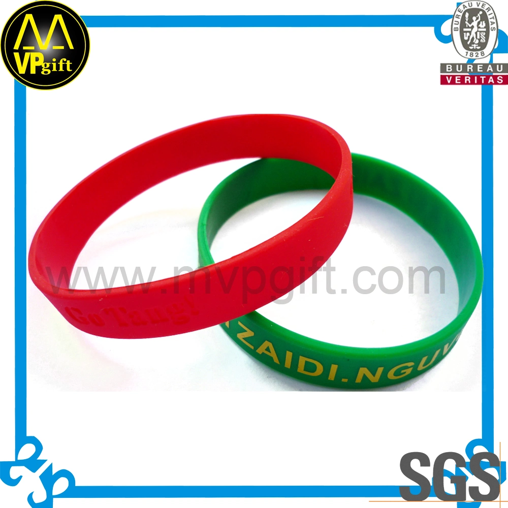 Custom Cheap Fashion Promotion PVC Wristband for Gift