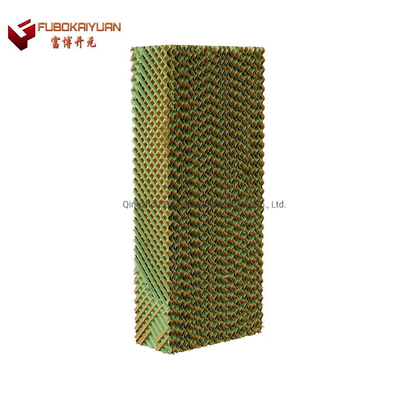 7090/7060/5090 Brow/Green/Yellow/Black Coating Evaporative Cooling Pad/Media for Poultry/Greenhouse/Industrial/Livestock/Chicken House/Pig Farm/Air Cooler Fan