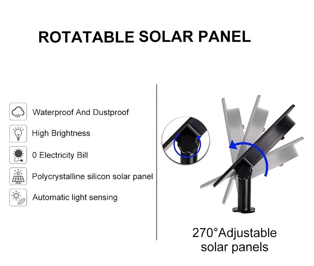 Solar Hug Tree Light IP65 Wasserdicht DMX512 60W Automatik ein/aus Landschaftsbeleuchtung für den Außenbereich 12W RGBW Bunte Gartenleuchte