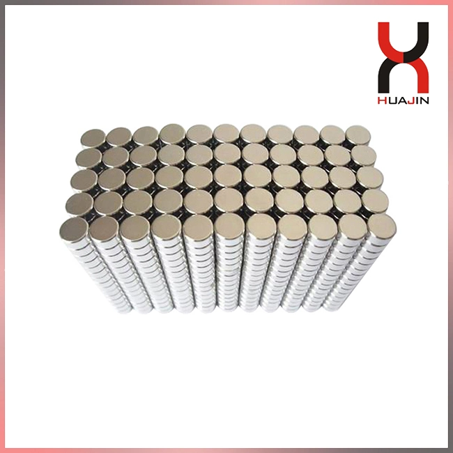 Small Round Disc Neodymium/NdFeB Magnet with Nickel Plating