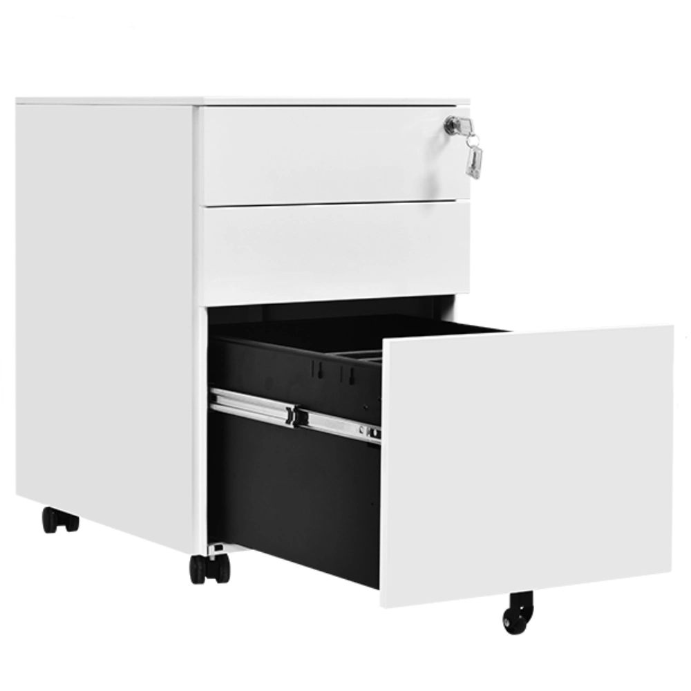 Filing Cabinet Locks Storage Cabinet Mobile White Metal File Storage Mobile Pedestal