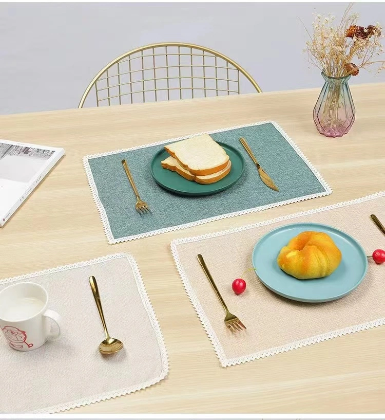 Heat-Resistant Place Mats Non-Slip Washable Table Mats Woven Placemat