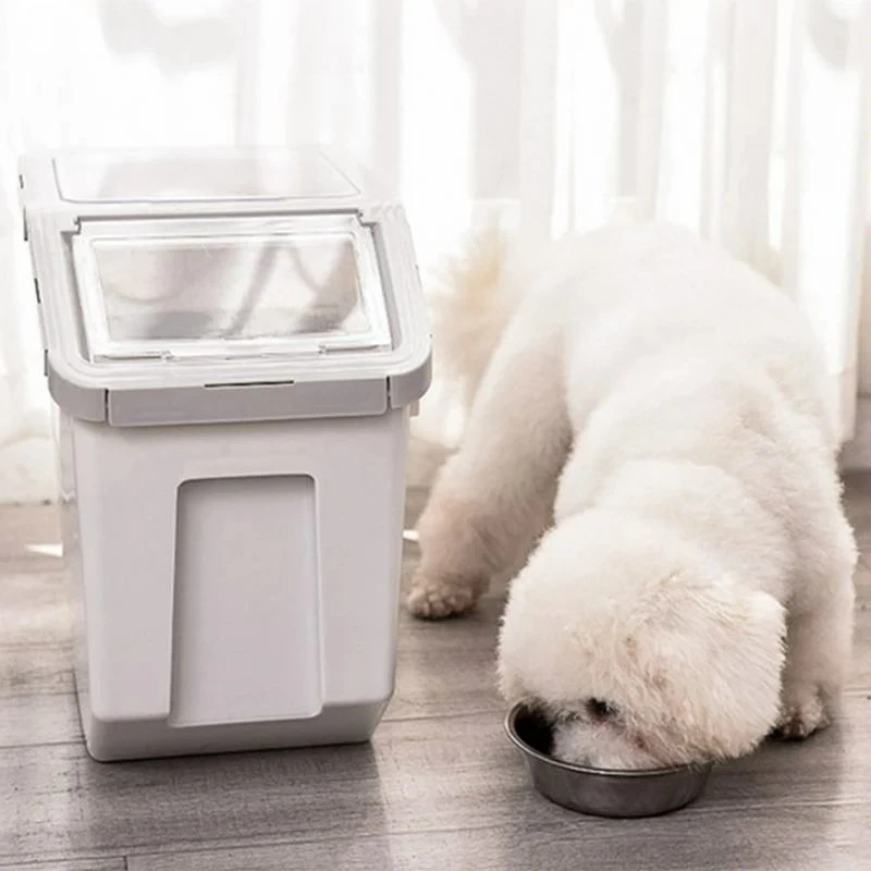 Boîte de rangement multi-fonctionnelle pour animaux de compagnie en gros - conteneur alimentaire pour chiens et chats étanche, antiinsectes, résistant à l'humidité