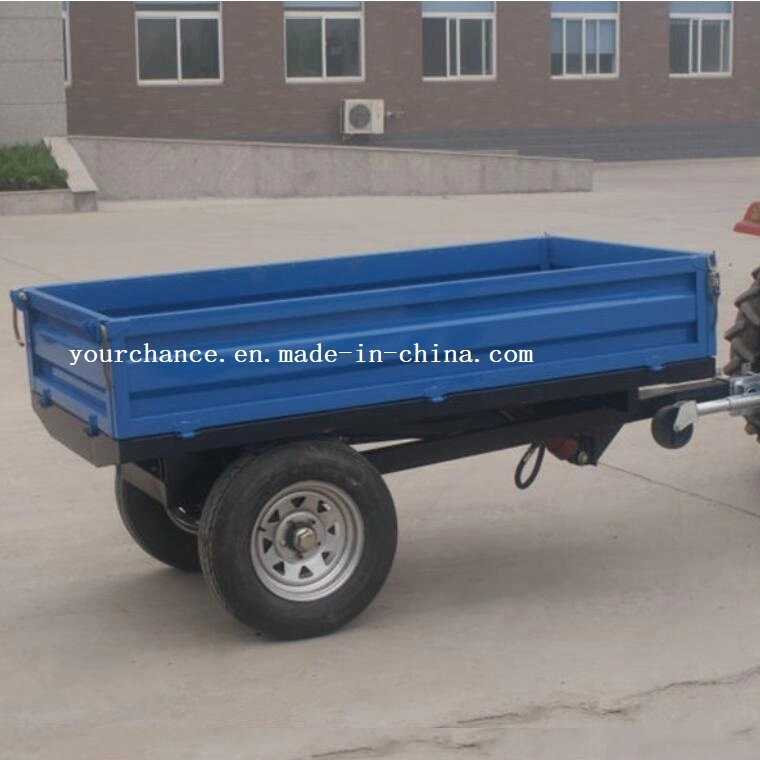 Hot Selling High quality/High cost performance  7cx-1t 1ton Europe Type Tipping Trailer with Ce Certificate