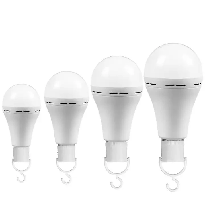 Luz LED de emergencia lámpara LED recargable E27 para el hogar Luces