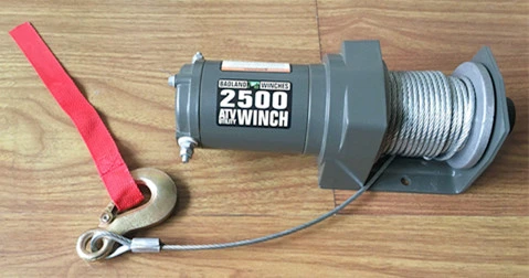 2500lbs ATV/Utility Electric Winch portátil pequeña buena calidad CE aprobado Barato