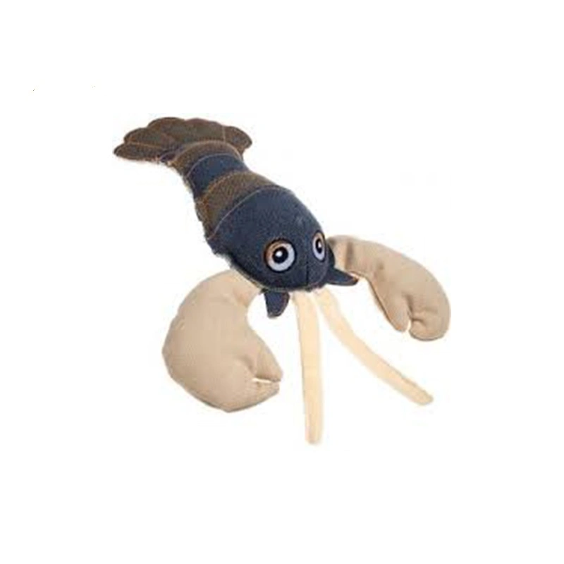 Factory Cheap Ome Sea Animal/Fish Bone/Octopus/Crab/Shrimp Pet Plush Squeaky Dog Toy Supplies