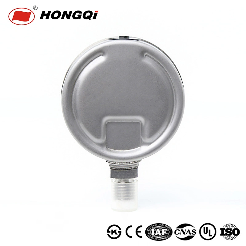 Hongqi Brand Laser Welding 304 Stainless Steel Pressure Gauge