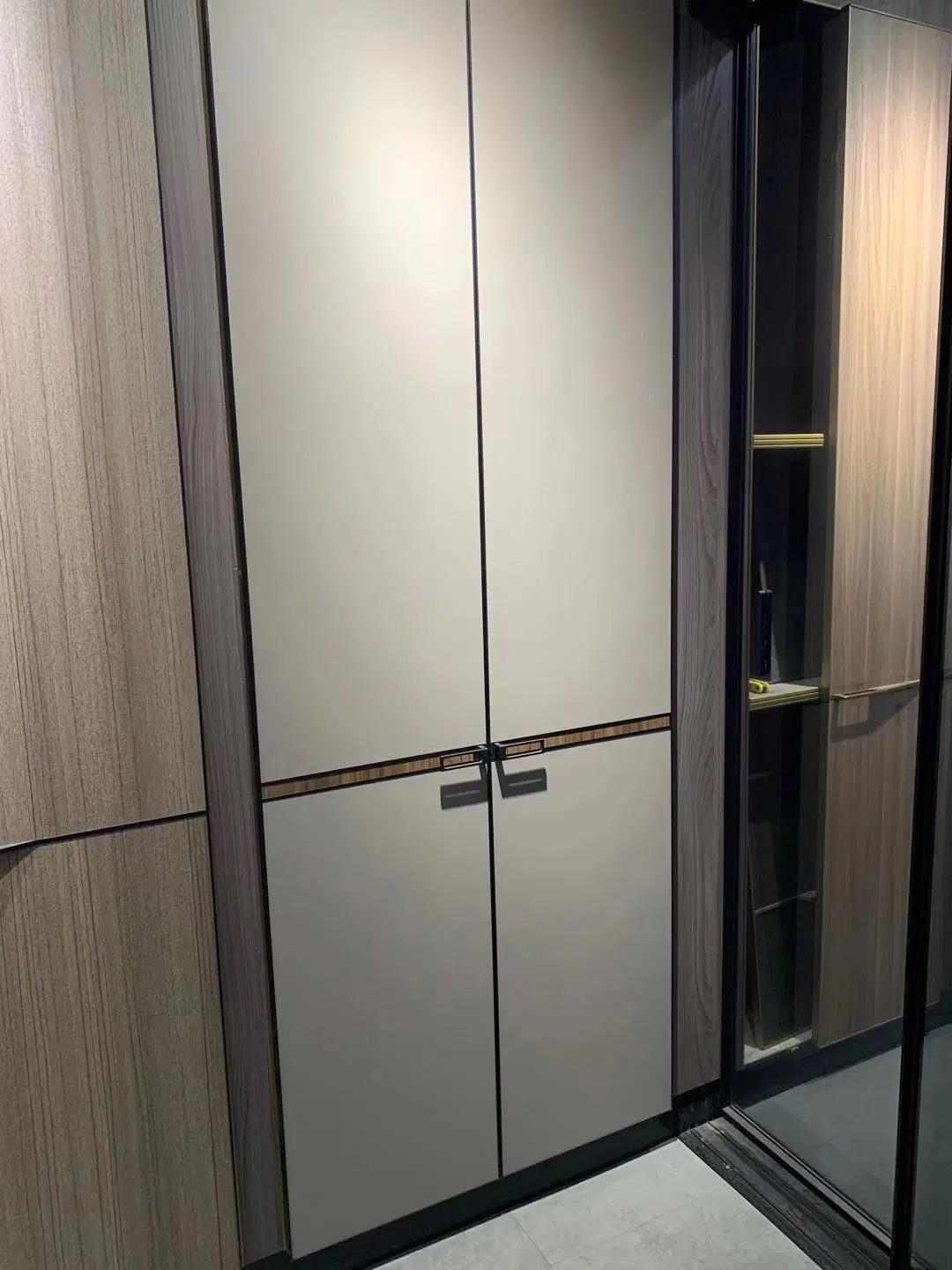 Elegante Aluminium-Garderobe Im Neuen Design