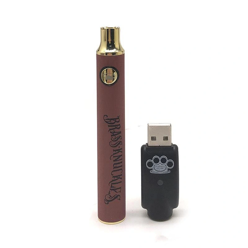 E cigarrillo 900mAh batería ajustable VV precalentar Bk Vape Pen para cartuchos de aceite espeso