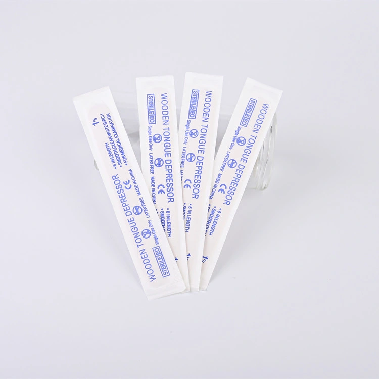 SJ Medical Wholesale/Supplier Oral Teeth Dental Tongue Spatula Depressor Bamboo Depressors