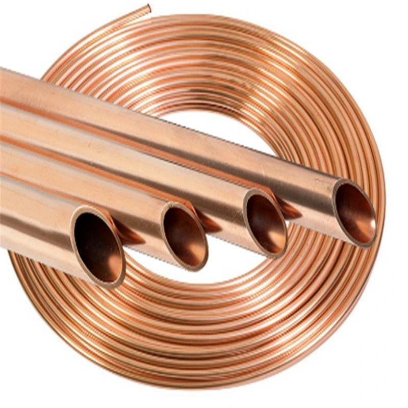 Soft Copper Coil Tube Pipe 0.3-80mm Pancake Welding Air Conditioning or Refrigerator