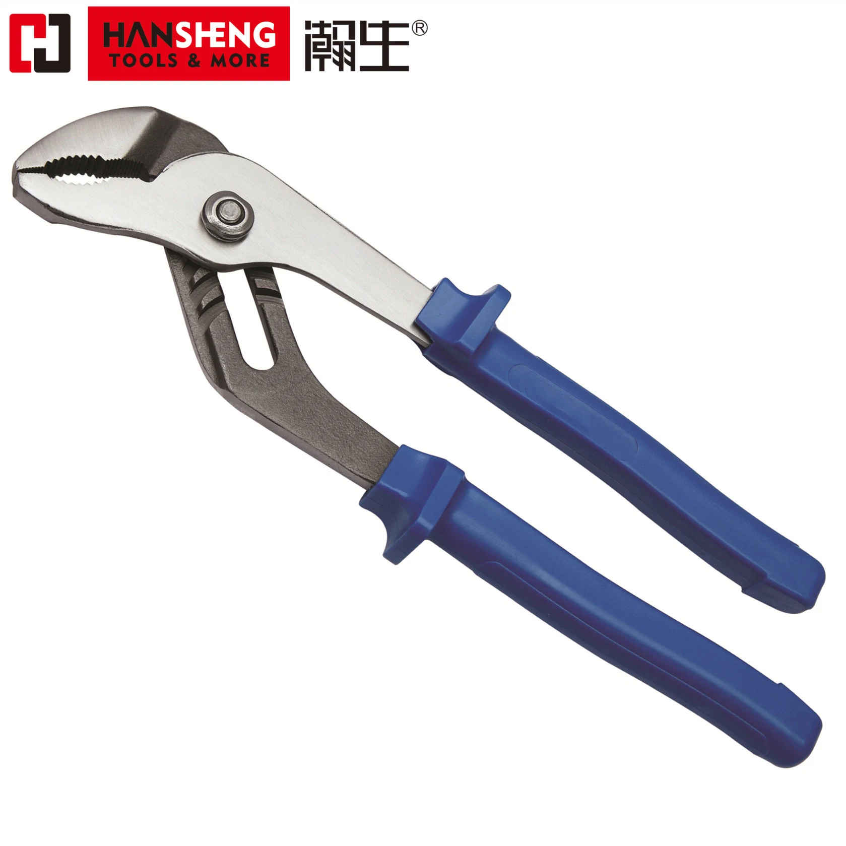 Professional Hand Tools, Made of CRV, High Carbon Steel, Water Pump Pliers, Groove Joint Pliers, Pear-Nickel Plated