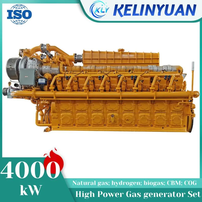 Reliable Operation Global Service Silent Generator Gas Generator Set 4000kw Generator Price