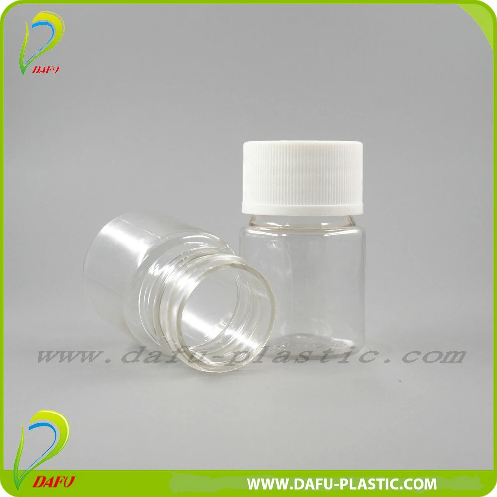 30ml Pet Plastic Pill Tablet Vitamin Bottle with Screw Cap