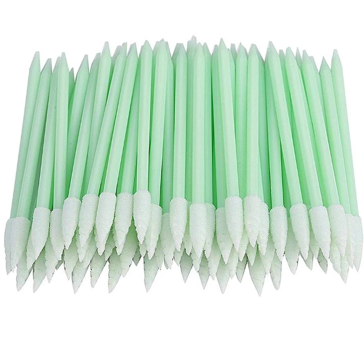 ESD Antistatic Handle Mini Head Tip Disposable Lint Free Industrial Cleanroom Foam Pointed Swab Stick