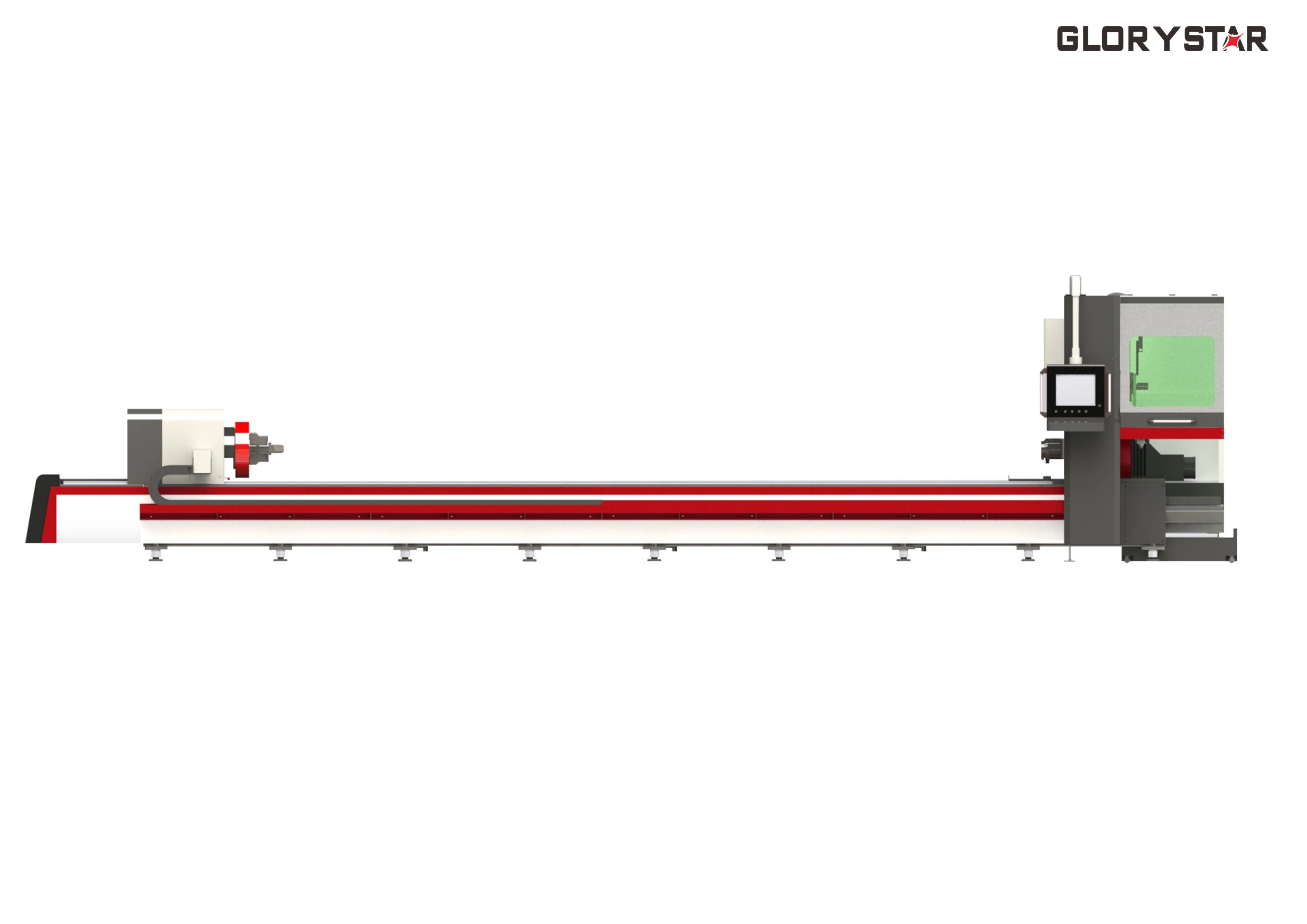 Beam of Light Fiber Optics Laser Cutting Equipment GS -6022tg for Stainless Steel