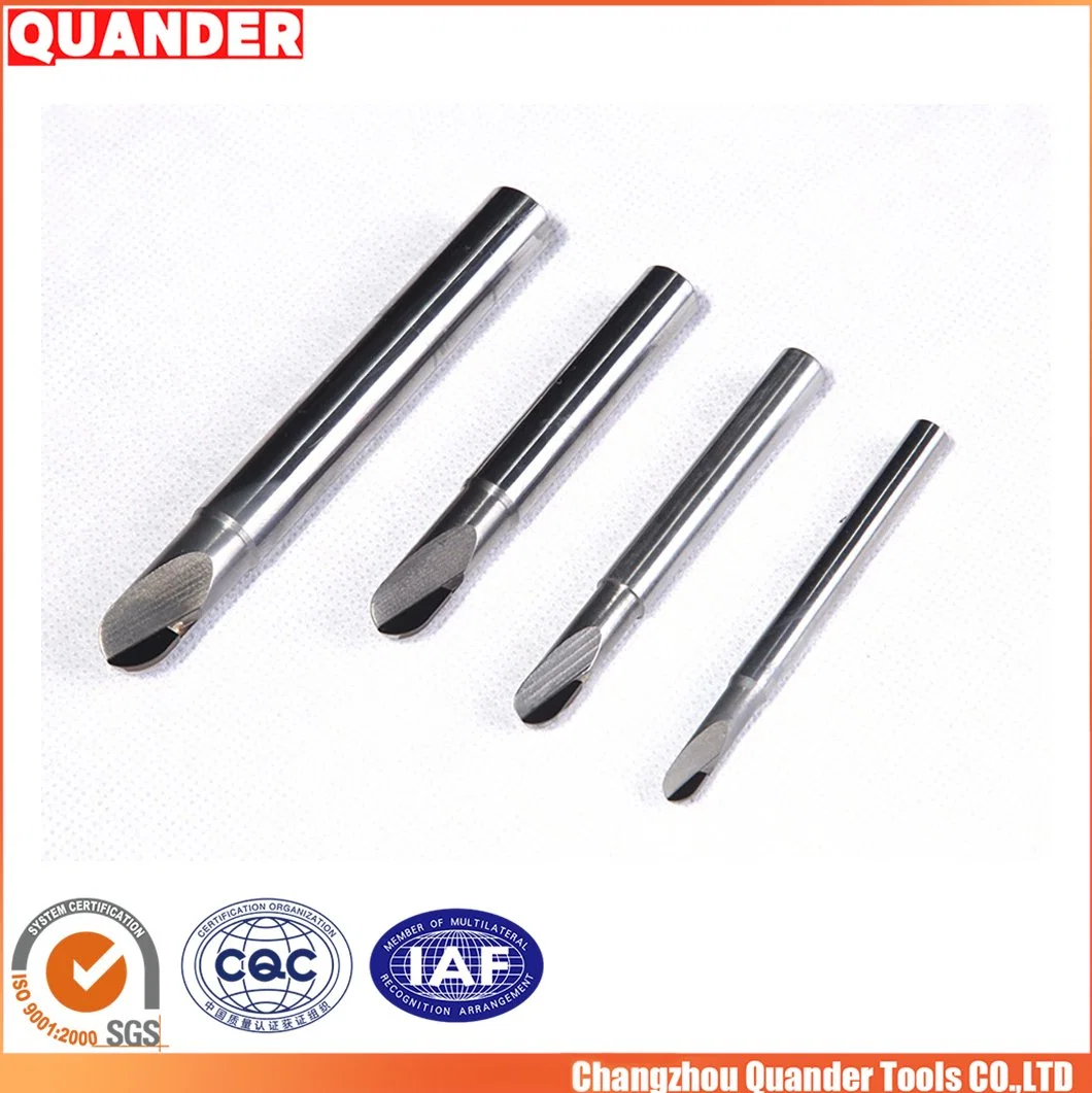 Quander Tools 1mm fresa de punta esférica China Edge Fresado Fresa de 20 grados de fresa de punta cónica de alta calidad PCD doble Alicates de corte de ángulo