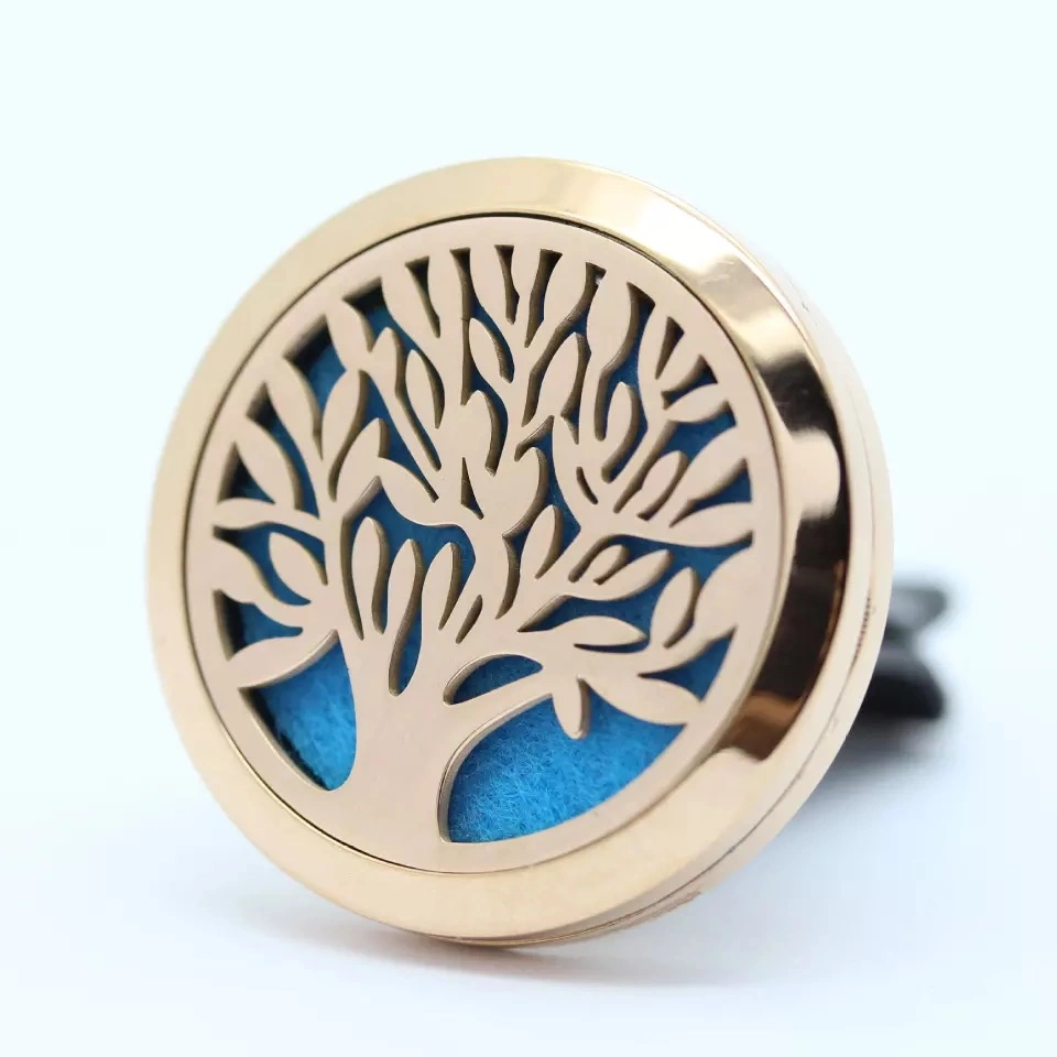 2019 Wholesale Round Aromatherapy Essential Oil Car Diffuser Locket Pendant