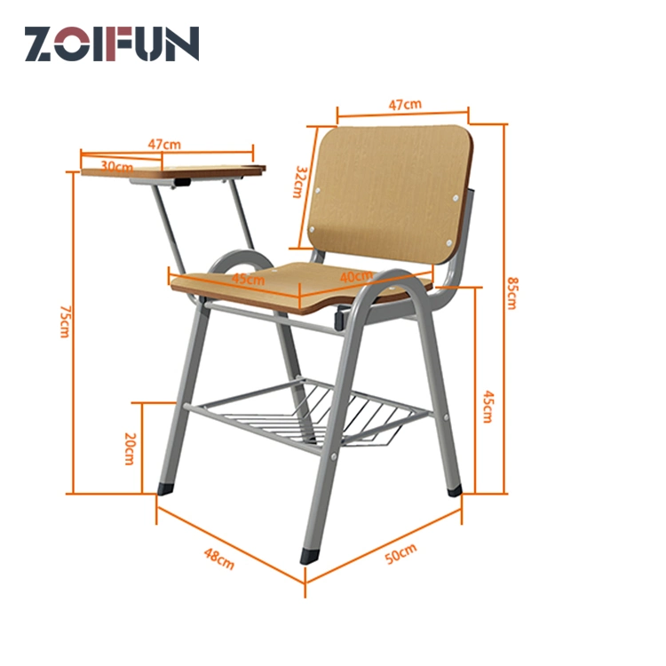 Escuela Universitaria de muebles escritorio y silla de madera MDF de contrachapado de Set/Pad de la Junta presidente