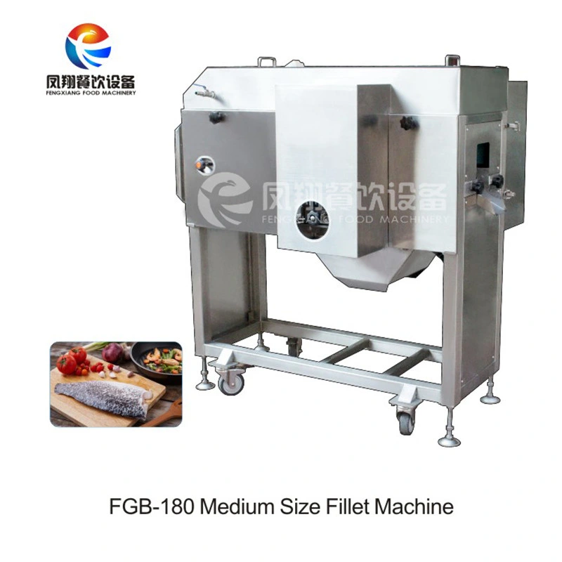 Industrial Mackerel Salmon Fish Fillet Slicing Machine (into 3 PCS)