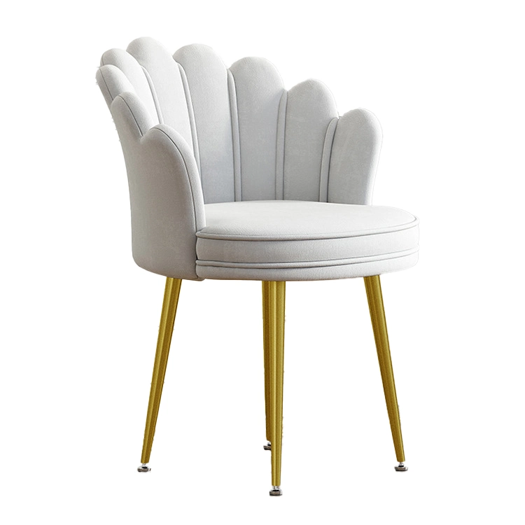 Современный дизайн домашний бар мебелью в стиле цветов Северной Европы провод бархатной ткани таблицы рычага ресторан Gold металлические нога просто обеденный стул для гостиной