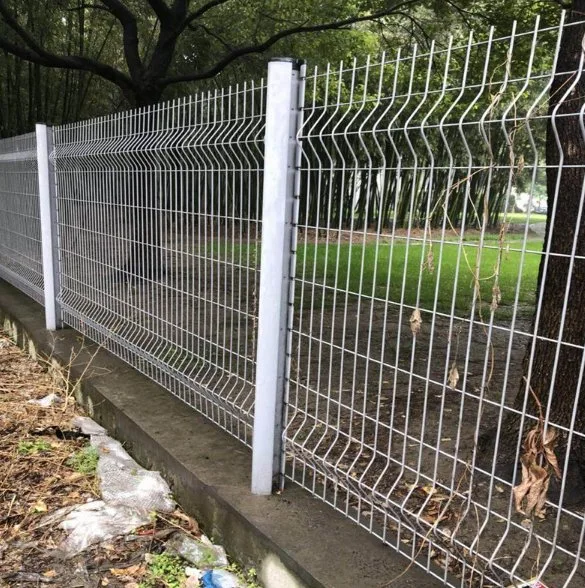 Barrière métallique triangulaire en forme de pêche en forme de poteau Fence filet