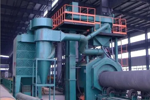 Swing Bed Shot Blasting Machine for Casting Foundry