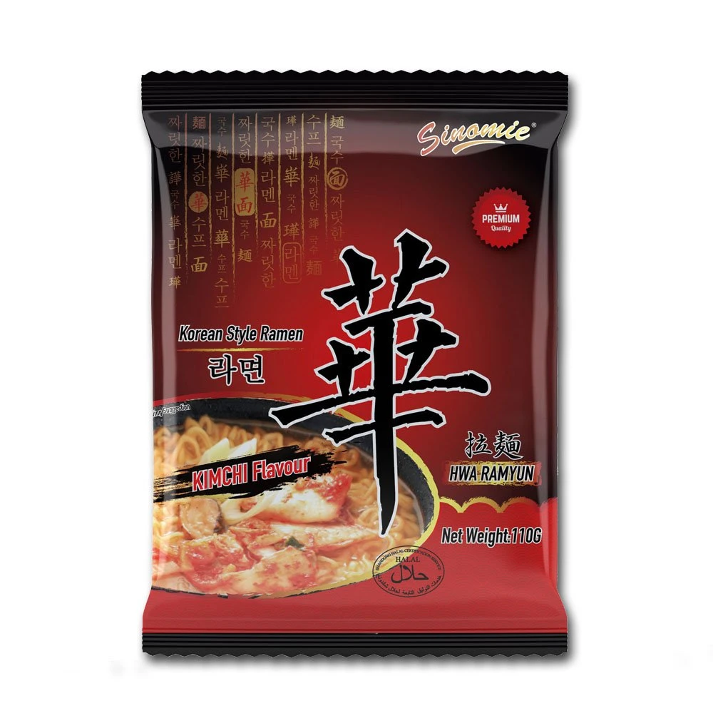 Suministro de fabricación de suplementos de estilo coreano Ramyun Nongshim Kimchi el sabor de la sopa de fideos ramen instantáneo