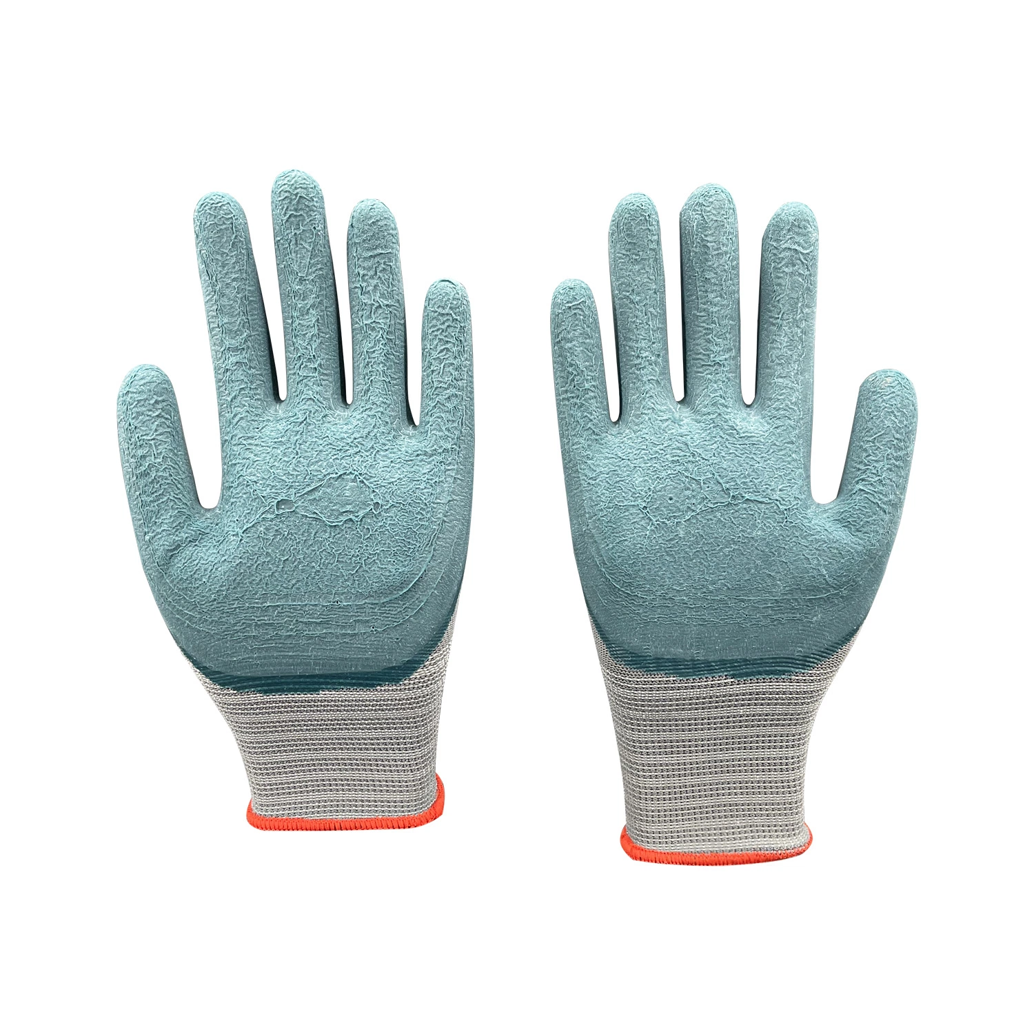 Factory Custom Latex Foam Coated Knit Safety Gloves Garden Work Gloves