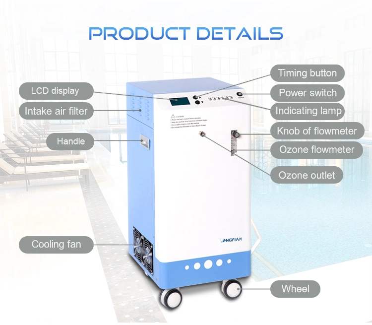 Factory Supply Disinfection Equipment Ozone Generator for Car Disinfection