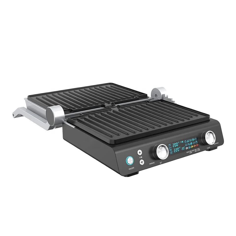 2022 nouveaux barbecues électriques Mutil-Functional Kitchen Appliances Contact Grill Pour le steak