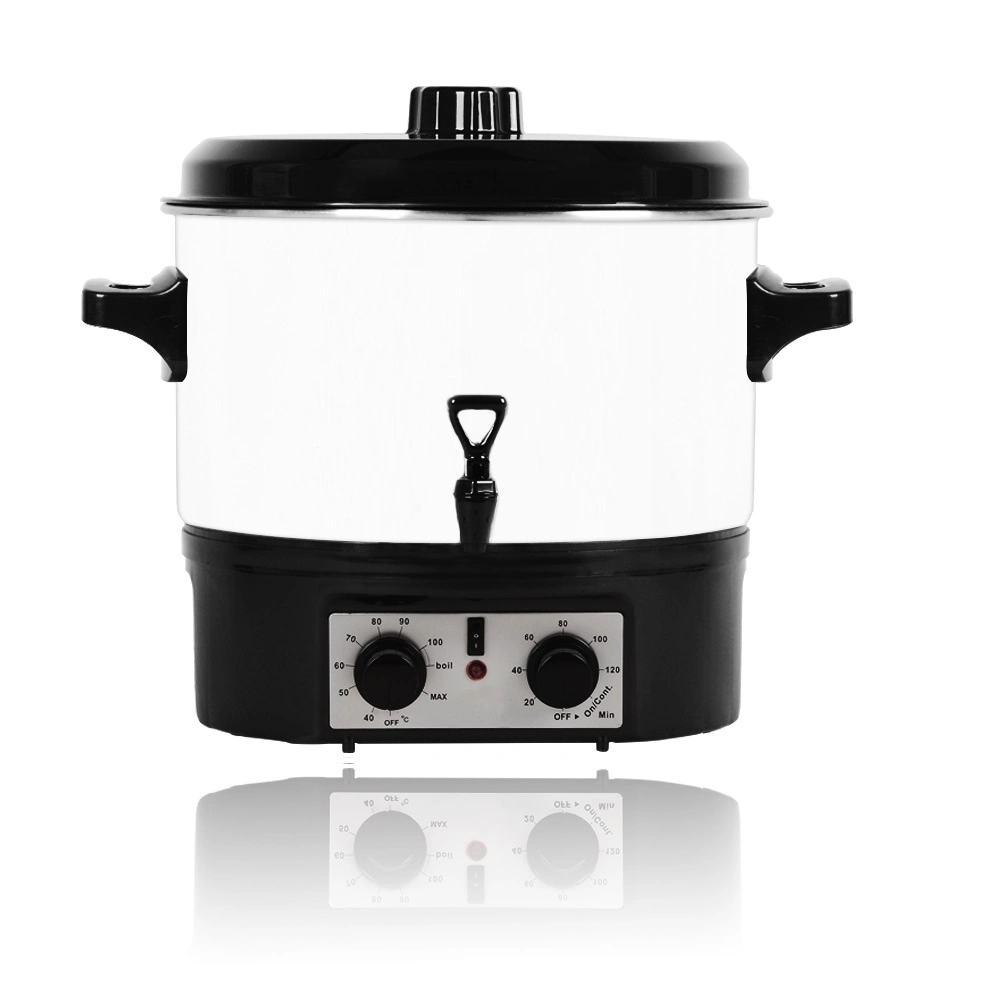 16L Electric Enamel Fruit Preserving Cooker Soup Pot for Water and Coffee Heating and Warming