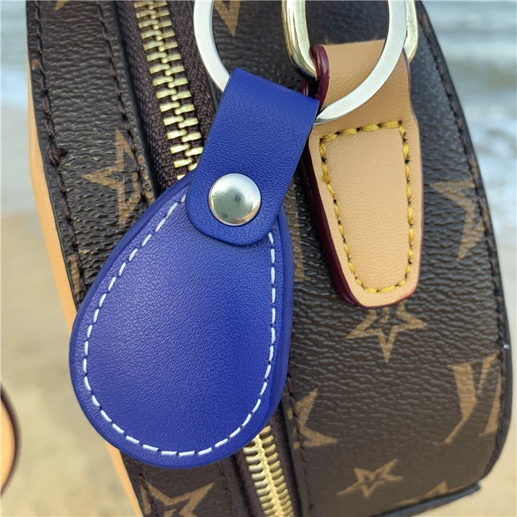 URL Enlaces Sociales Compartir Medios Moda personalizada True Leather NFC Llavero