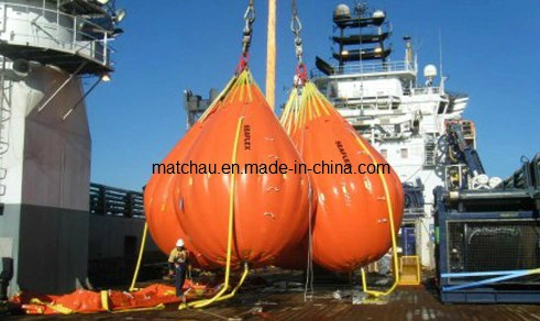 Grue offshore d'inspection des sacs de l'eau 1,2 mm Sac de l'eau en PVC de test de chargement