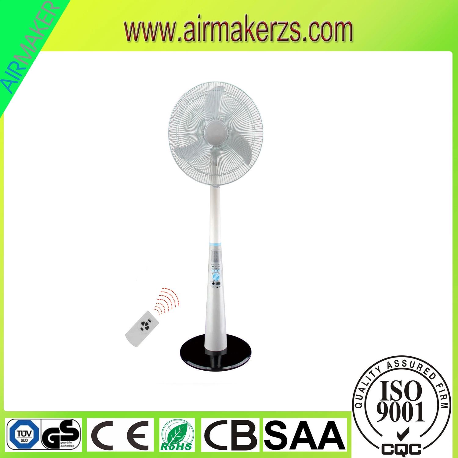 16" Rechargeable Stand Fan with Ce and RoHS Nigeria