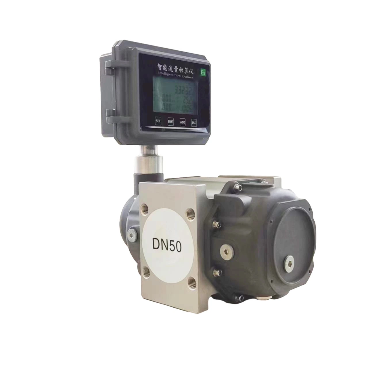 Compressed Air Temperature Pressure Compensation Roots Flowmeter Small Natural Gas Flow Meter