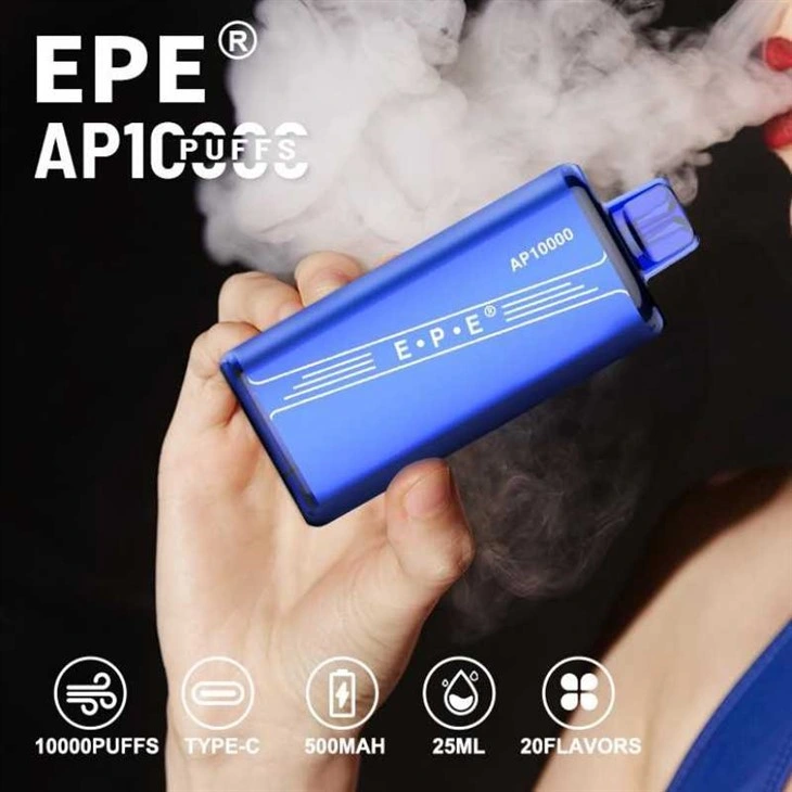 Atacado I Vape EPE 10000puffs Big puffs Recargebale Vape Pen Caixa de papel descartável