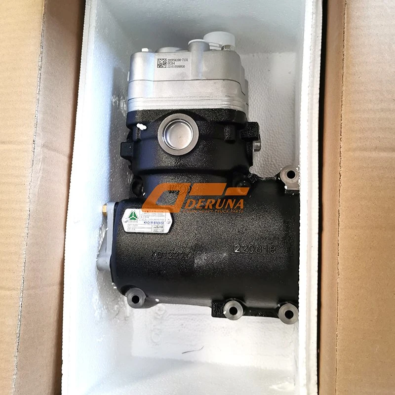 Sinotruk Sitrak China camión de servicio pesado Motor Man Mc11/Mc13 Motor Piezas 202V54100-7131 piezas de camión de compresor de aire de cilindro único