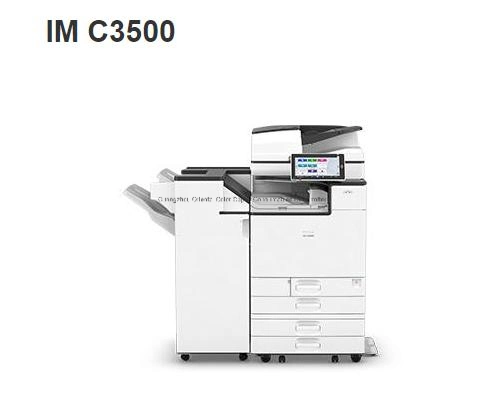 Ricoh Brandneue Farbkompositdrucker Kopierer Scanner Fax Vier In einem im C3500 Fotokopierer