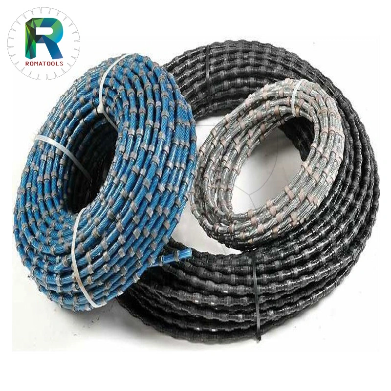 11.5mm Diamond Wire Saw for Concrete Cutting Sintered Type Fast Cutting Long Life High Performance From Romatools