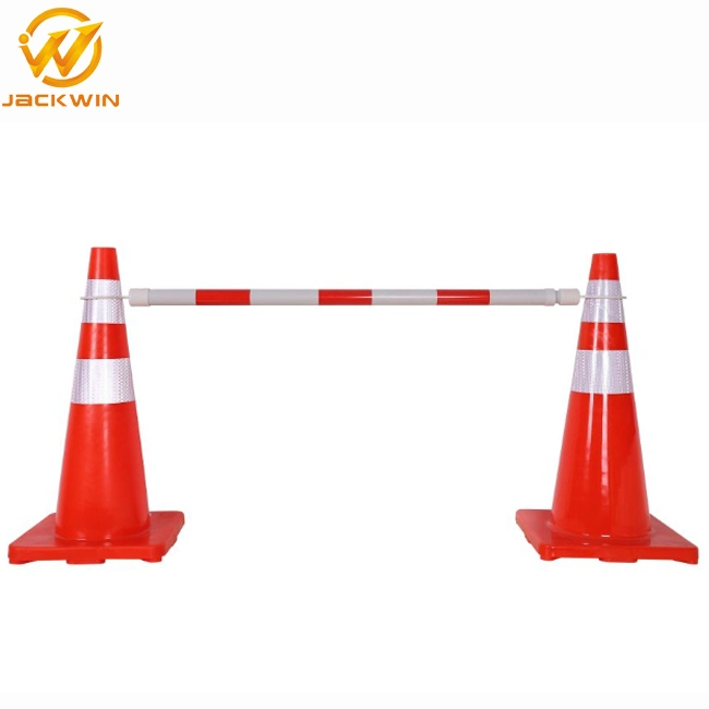 2.13m / 3.13m Double Sides Expand Traffic Retractable Cone Bar