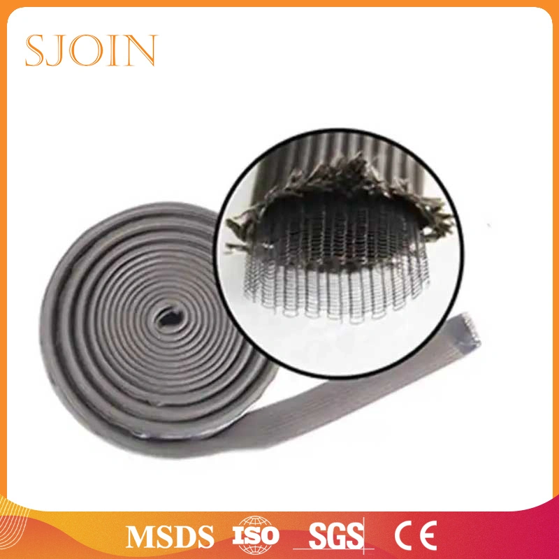 Fibre Mineral Wool Textiles Thermal Insulation Fire Fiberglass Tape Fireproof Sealing Tape Engine Gasket Insulation Materials for Boiler Door Sealing