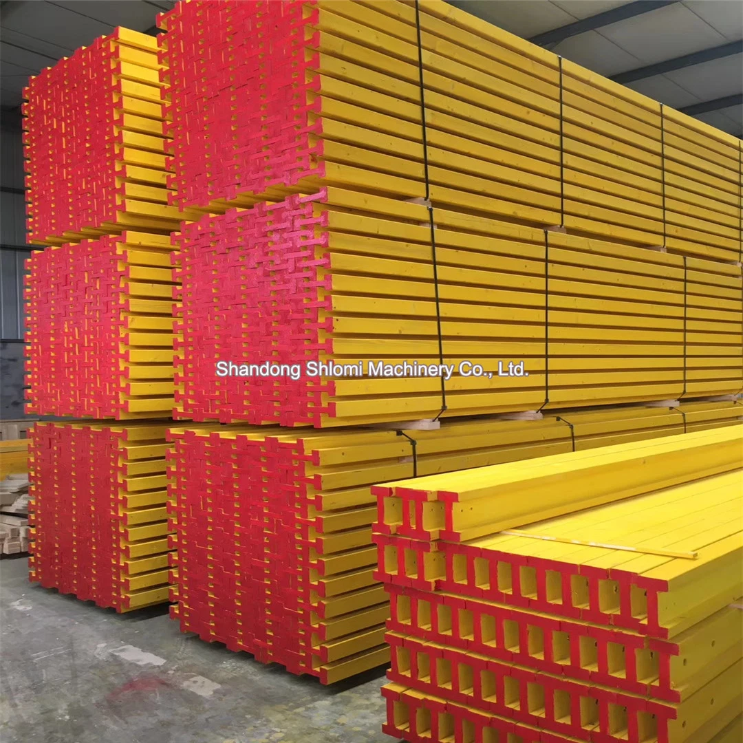 En 13377 Standard Waterproof Solid LVL Wood Construction Concrete Scaffolding Slab Wall Column Formwork Support H20 Timber Beam Wood H Girder Building Material