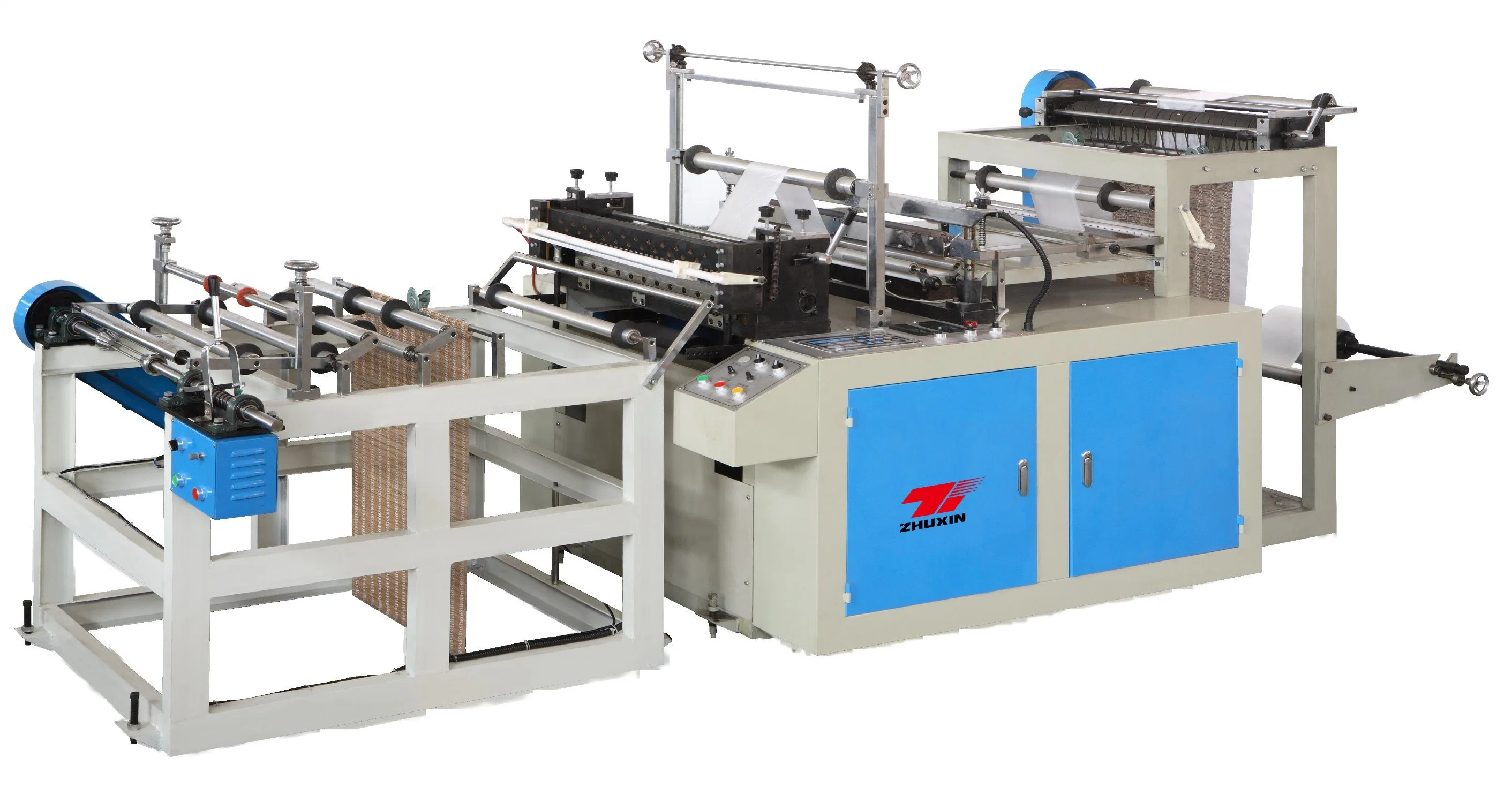 Automatic Cutting-off Continuous Rolled Supermarket Market Shopping Bags Disposable Rolling Plastic Garbage Rubbish Trash Bag Making Machine