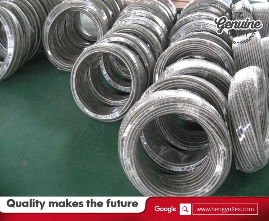 304 316 fábrica de mangueras flexibles de metal trenzado de acero inoxidable