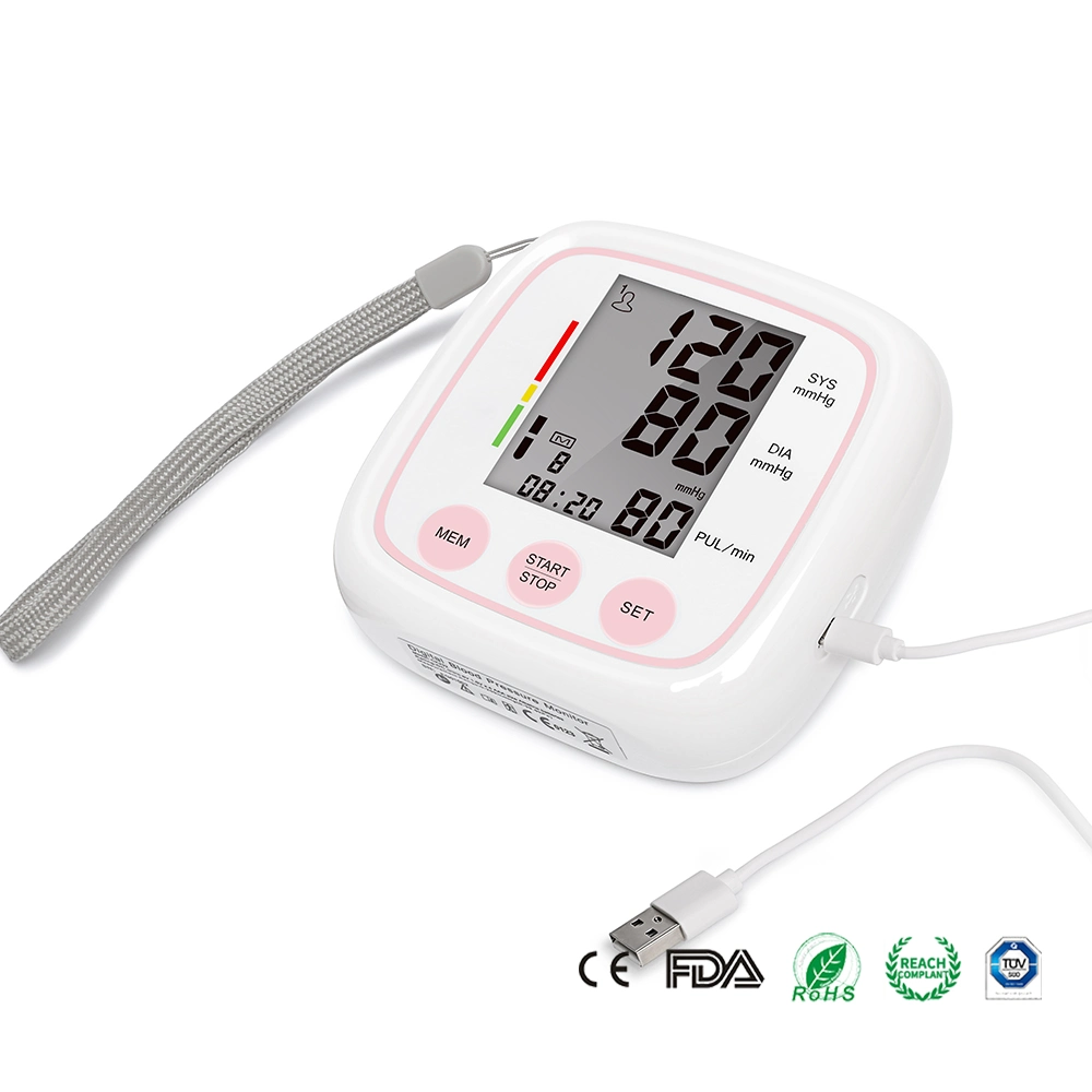 Health Care Products Electronic Upper Arm Digital Blood Pressure Meter Bp Monitor for Home Measuring Arterial Pressure