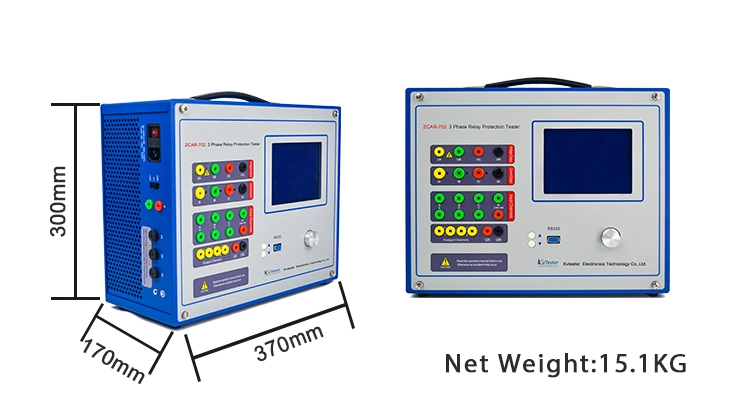 3 Phase Secondary Injection Test Set Relay Protection Tester Unit