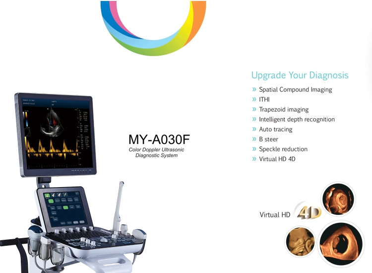 My-A030f Medical Iagnosis Equipment Color Doppler Full Digital Ultrasound Scanner Machine